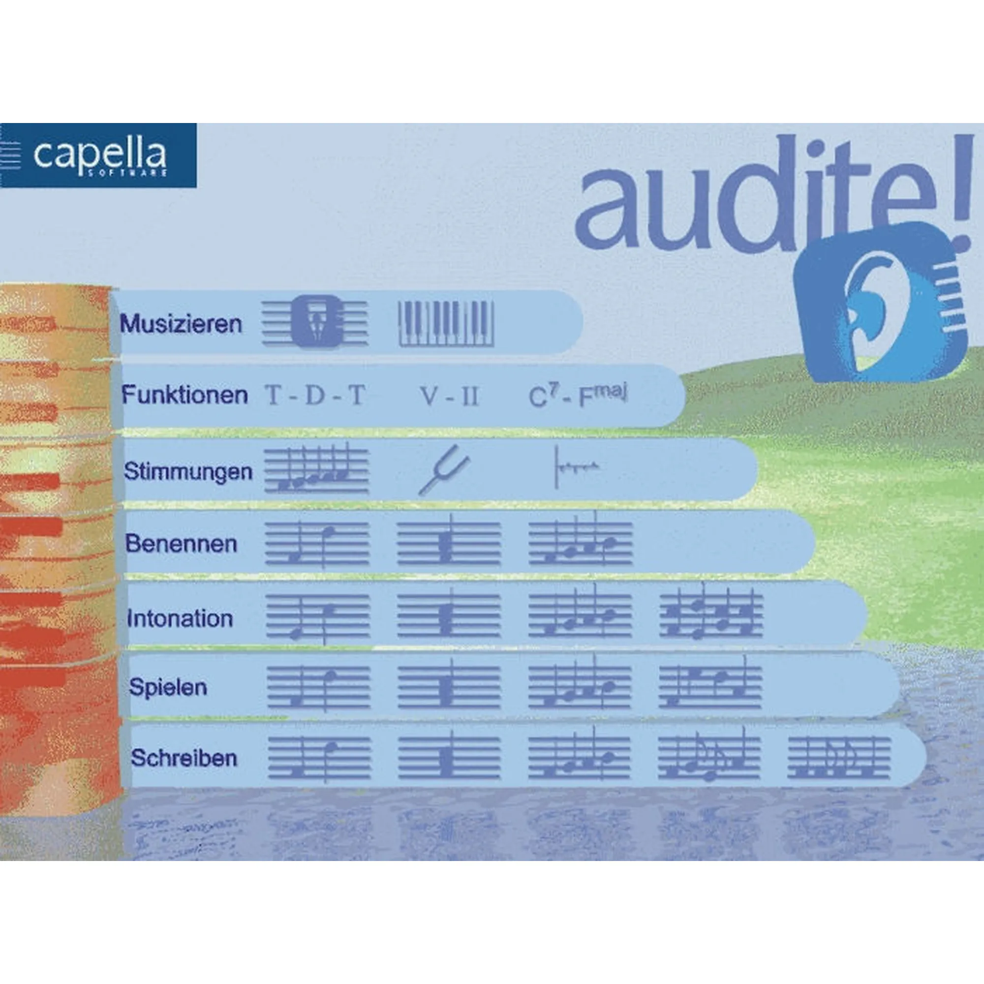 Vorderes Coverbild Capella audite!