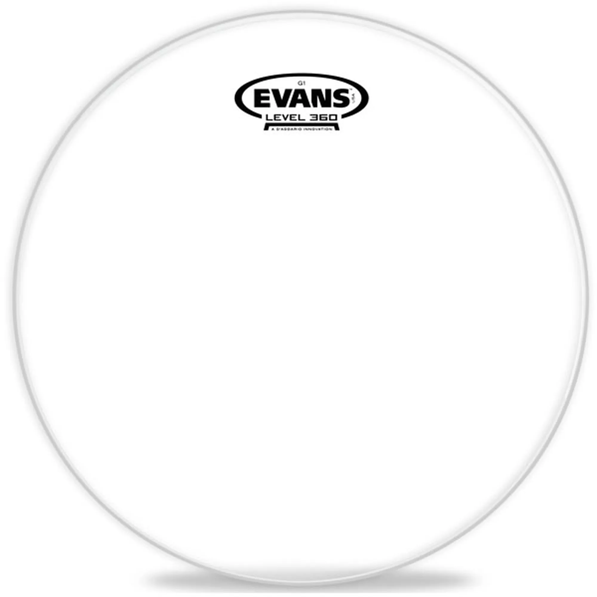Vorderes Coverbild Evans G1 Clear 16"