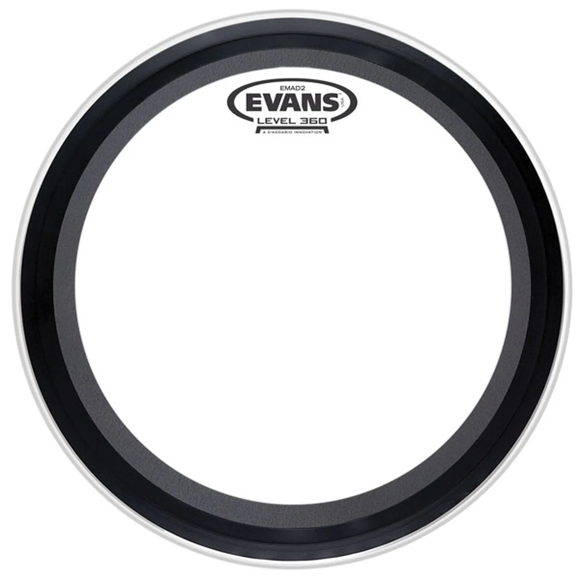 Vorderes Coverbild Evans EMAD2 Clear 22"