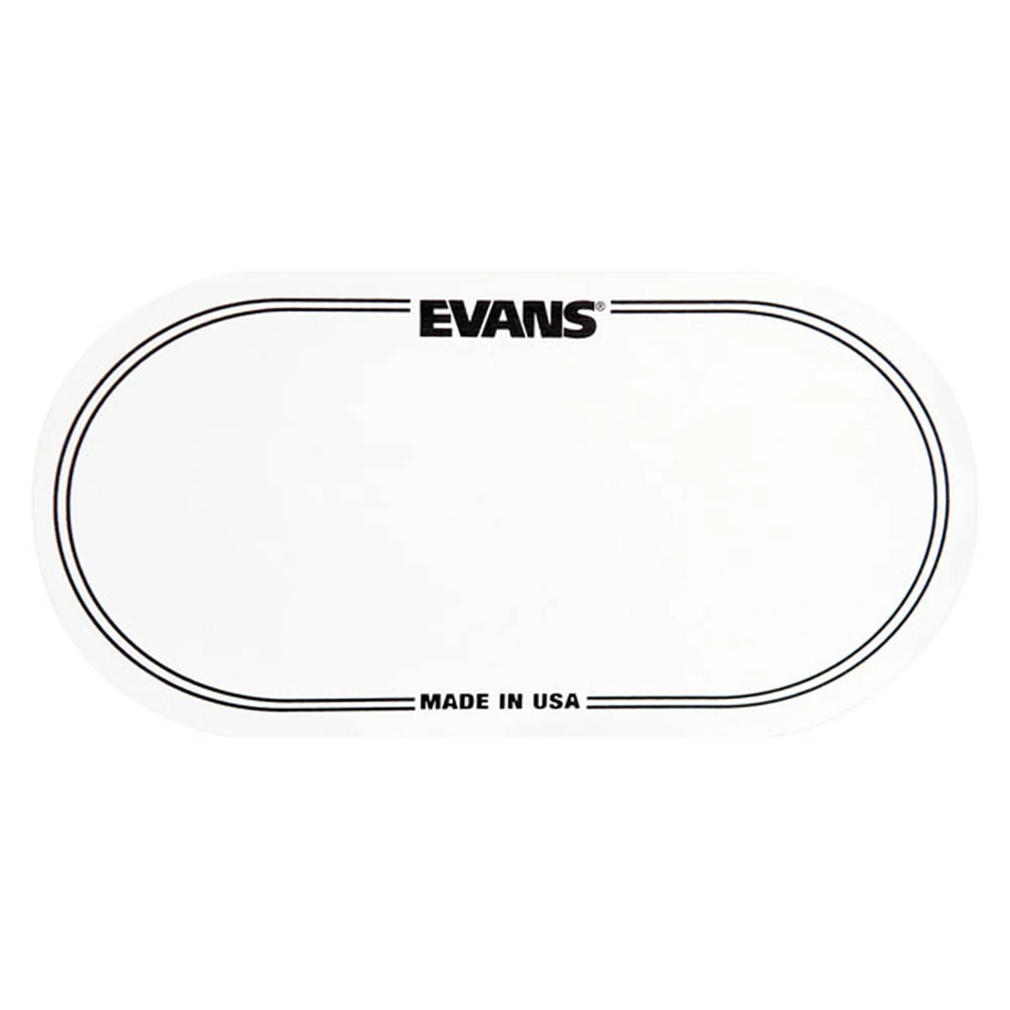 Vorderes Coverbild Evans EQPC2 Plastik Double Clear