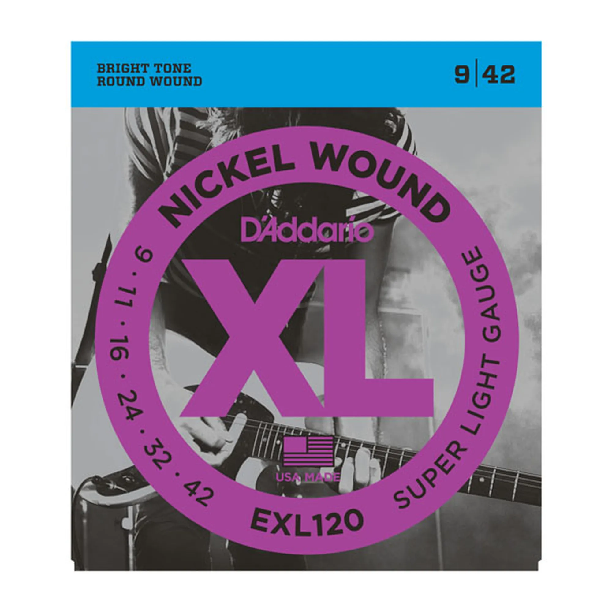 Vorderes Coverbild D´Addario EXL120 Super Light