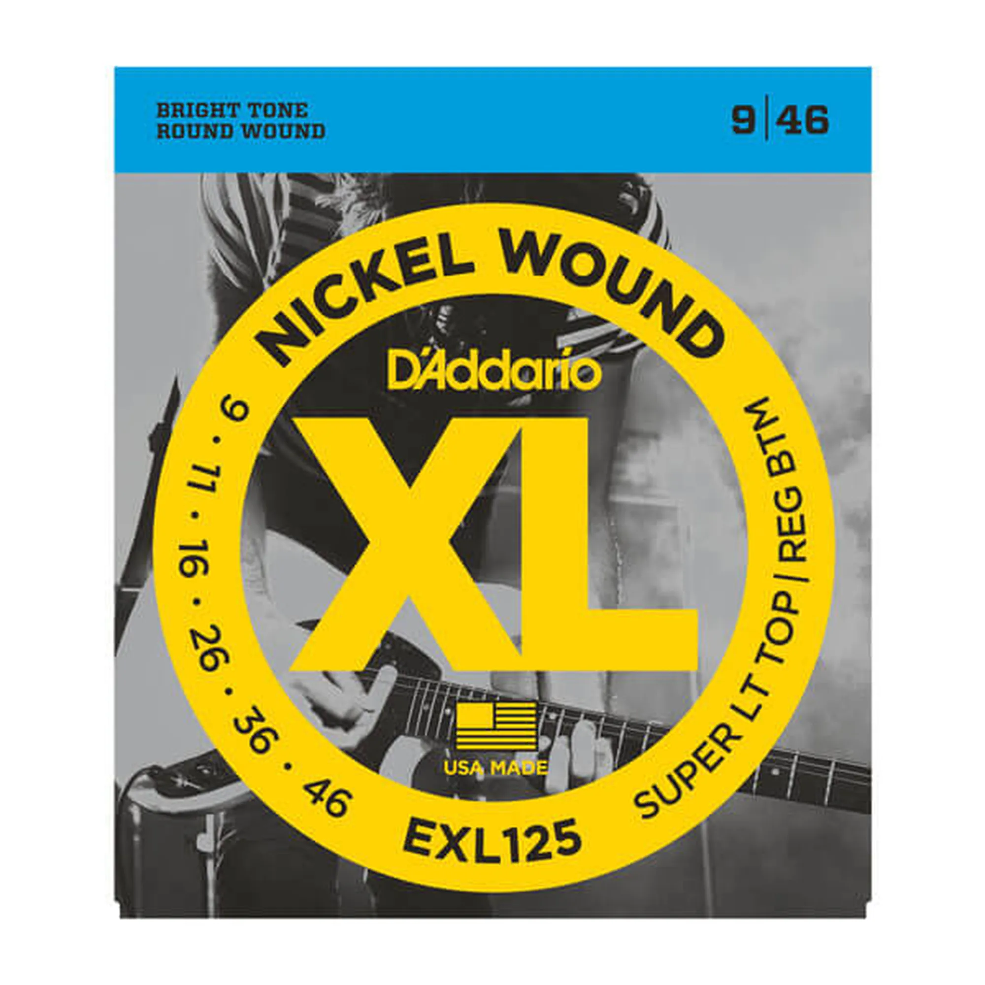 Vorderes Coverbild D´Addario EXL125 Super Light Top/Regular Bottom