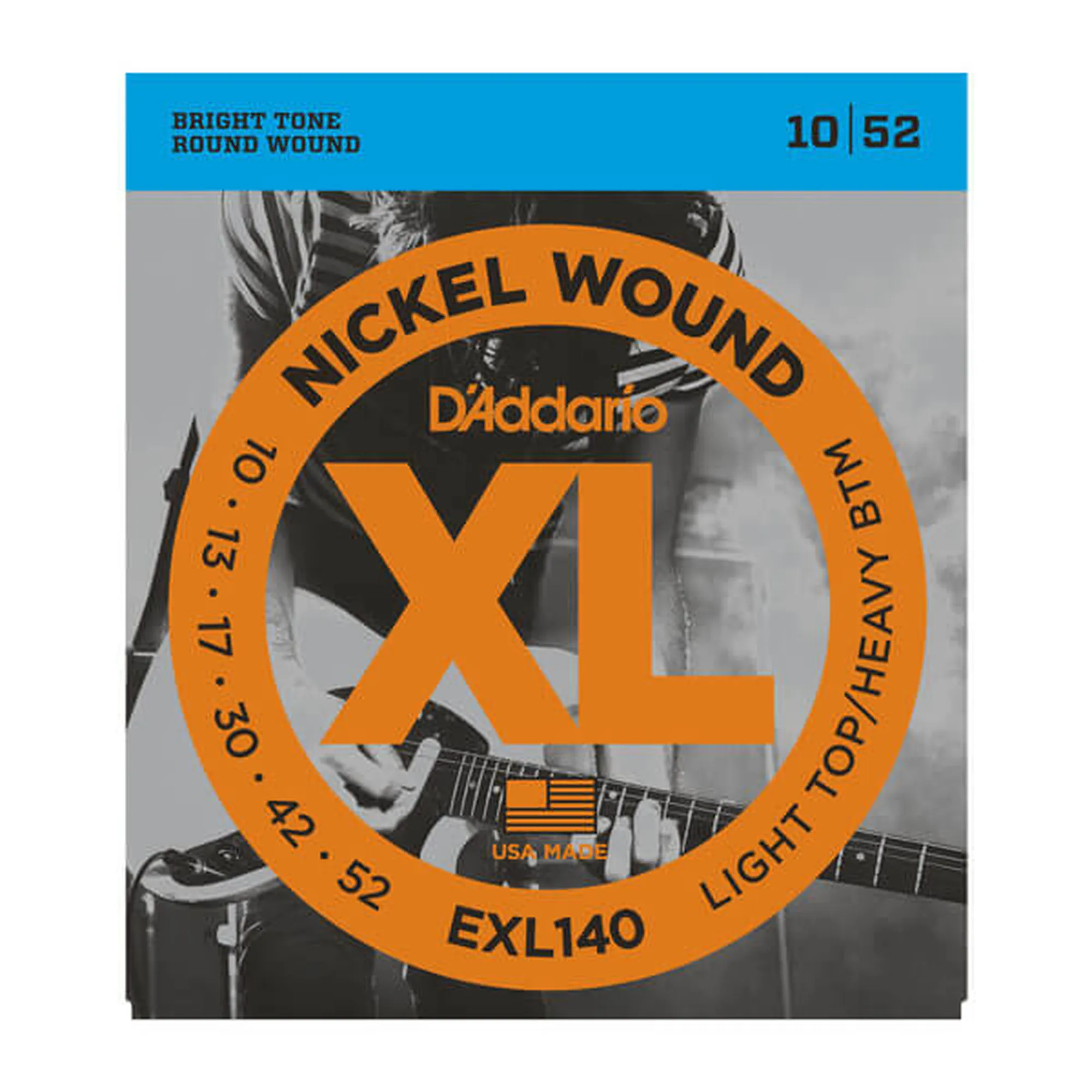Vorderes Coverbild D´Addario EXL140 Light Top/Heavy Bottom
