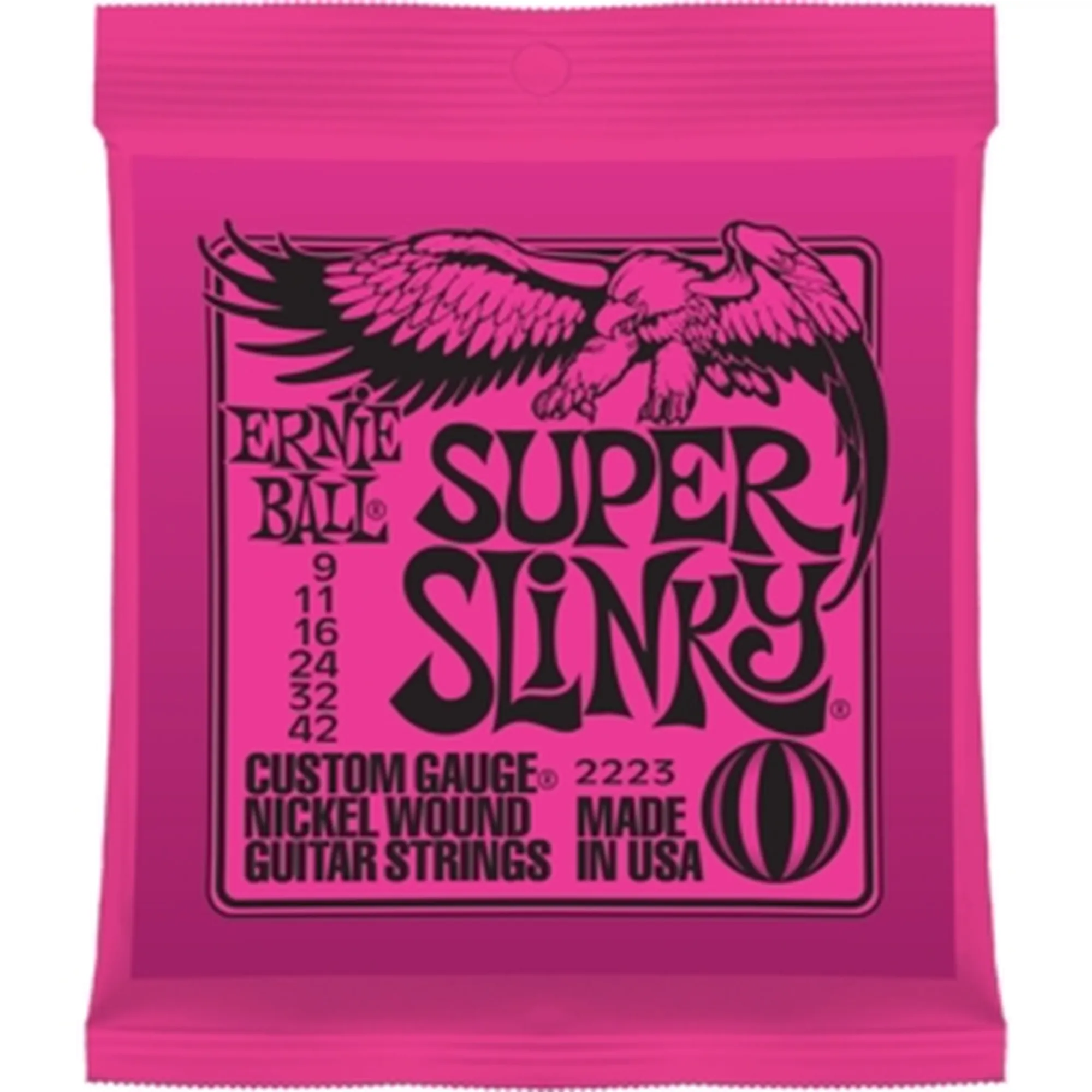 Vorderes Coverbild Ernie Ball EB2223 Super Slinky Nickel