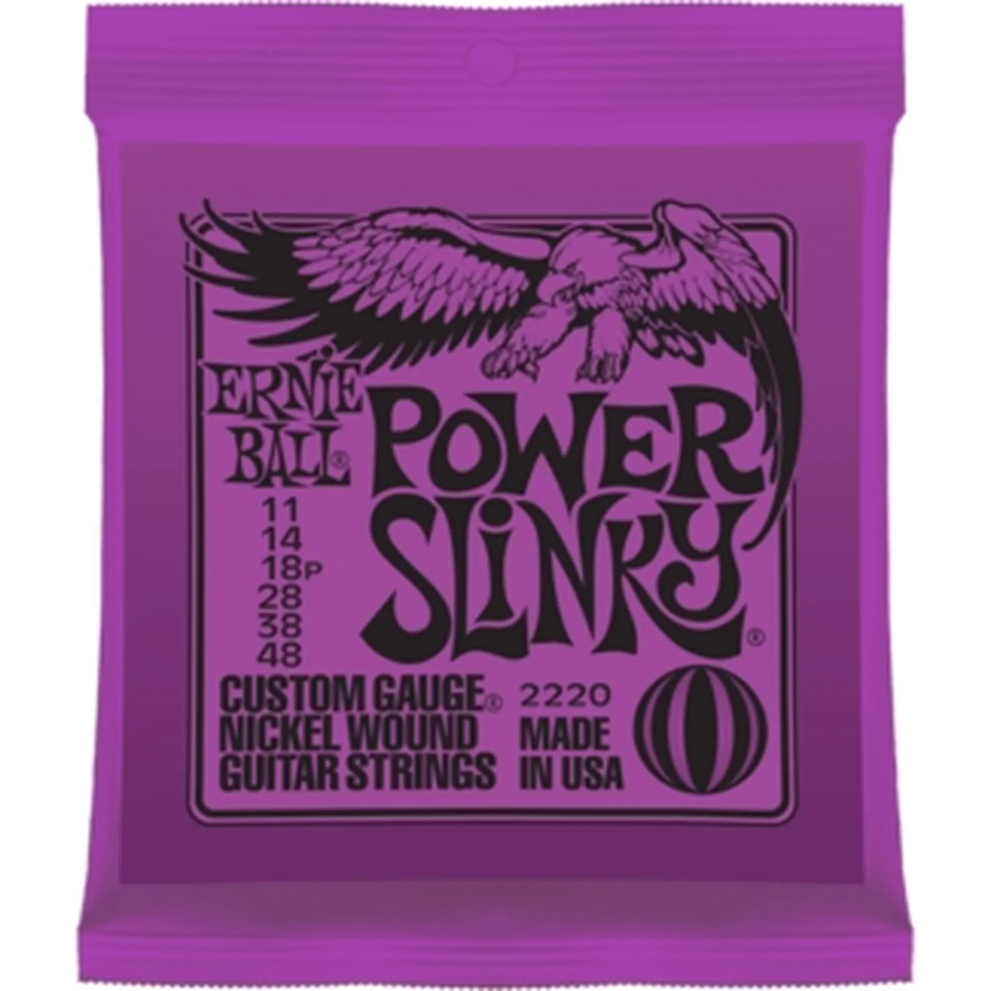 Vorderes Coverbild Ernie Ball EB2220 Power Slinky Nickel