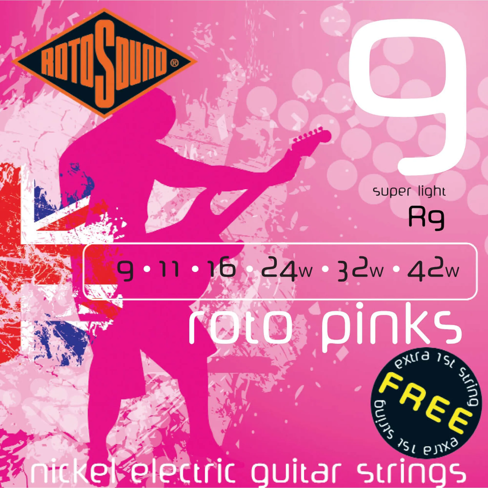 Vorderes Coverbild Rotosound Pinks R9