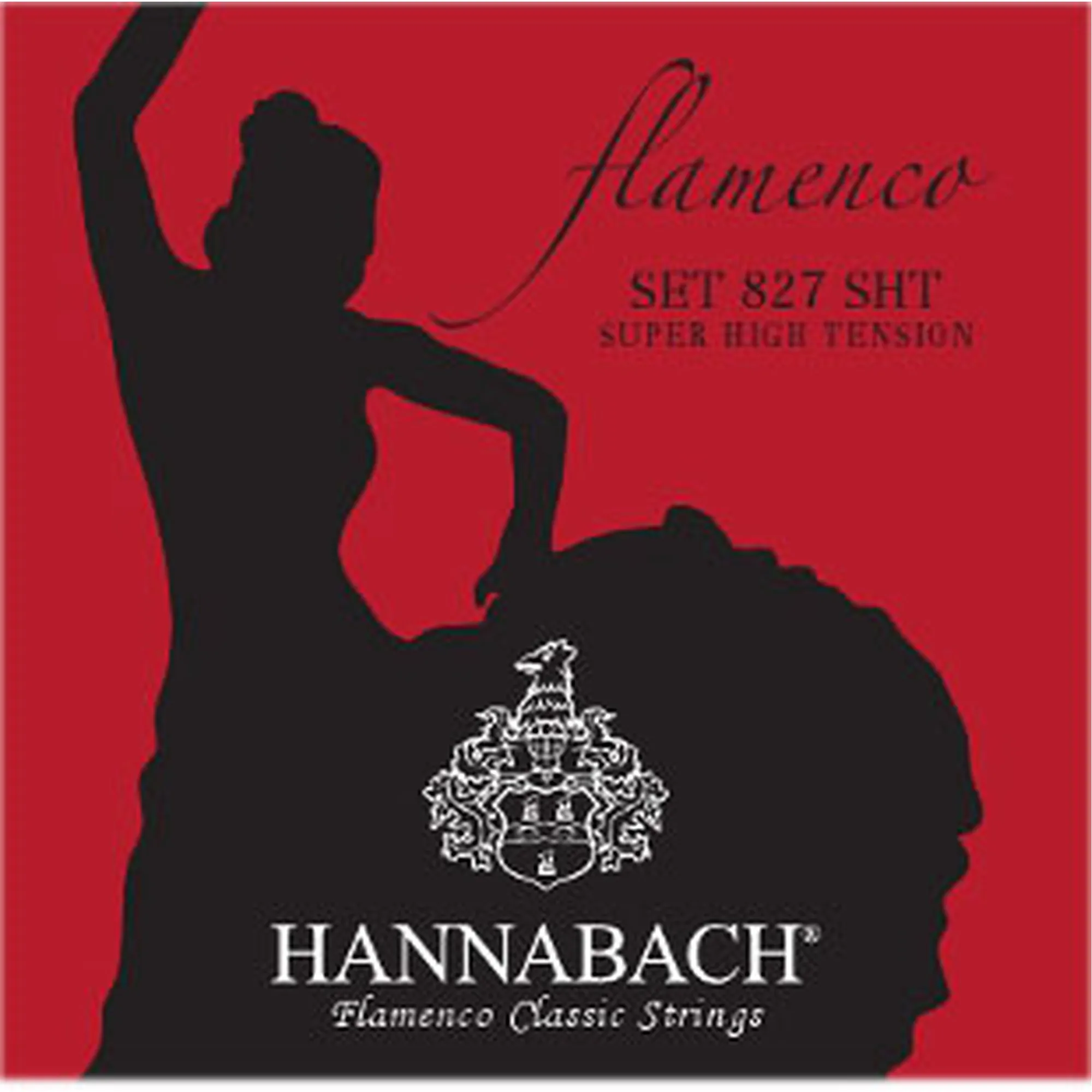 Vorderes Coverbild Hannabach 827SHT Flamenco Rot
