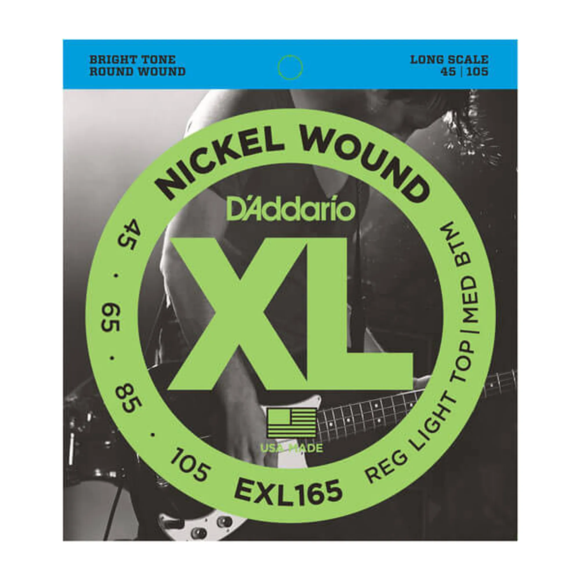 Vorderes Coverbild D´Addario EXL165 Long Scale/Light-Medium