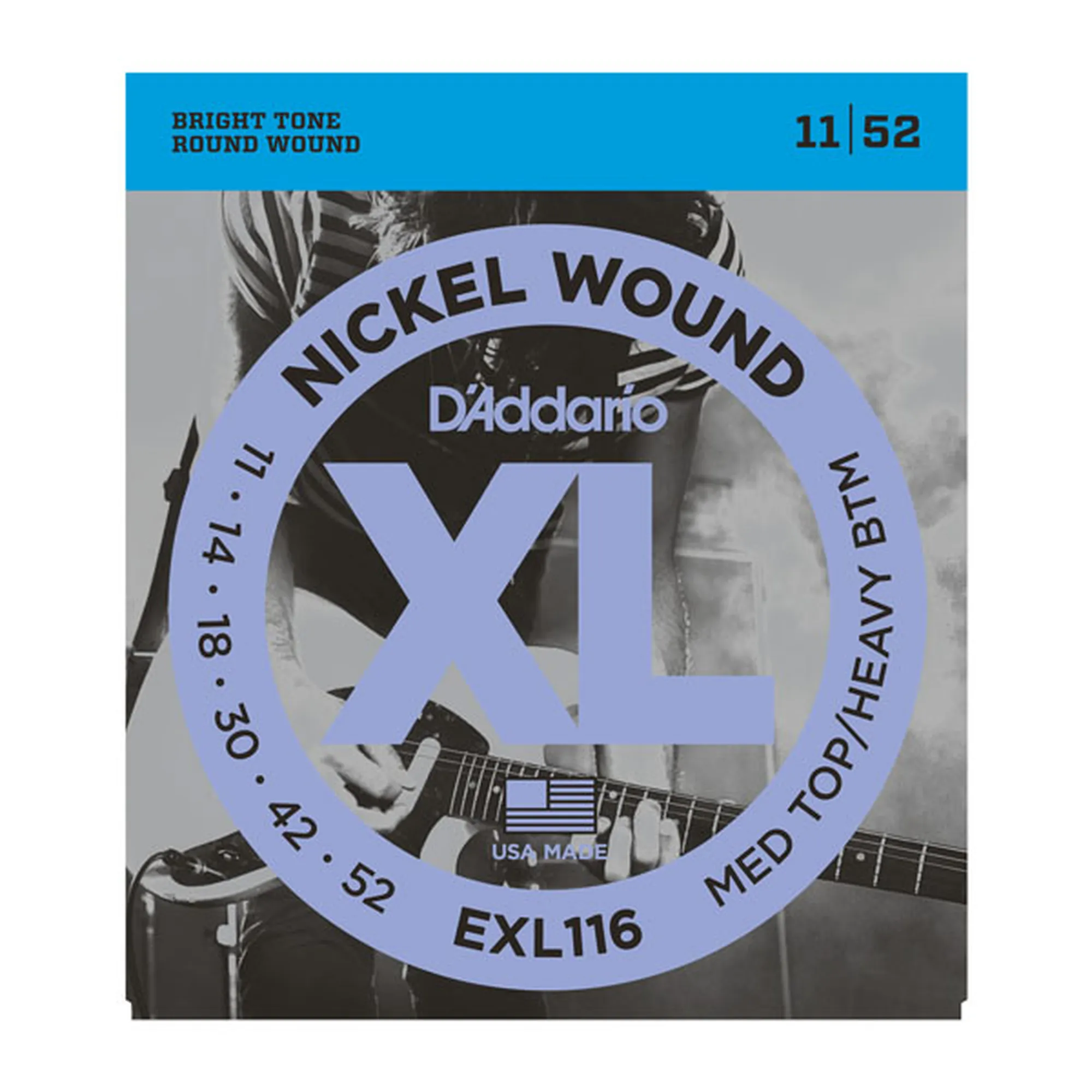 Vorderes Coverbild D´Addario EXL116 Medium Top/Heavy Bottom