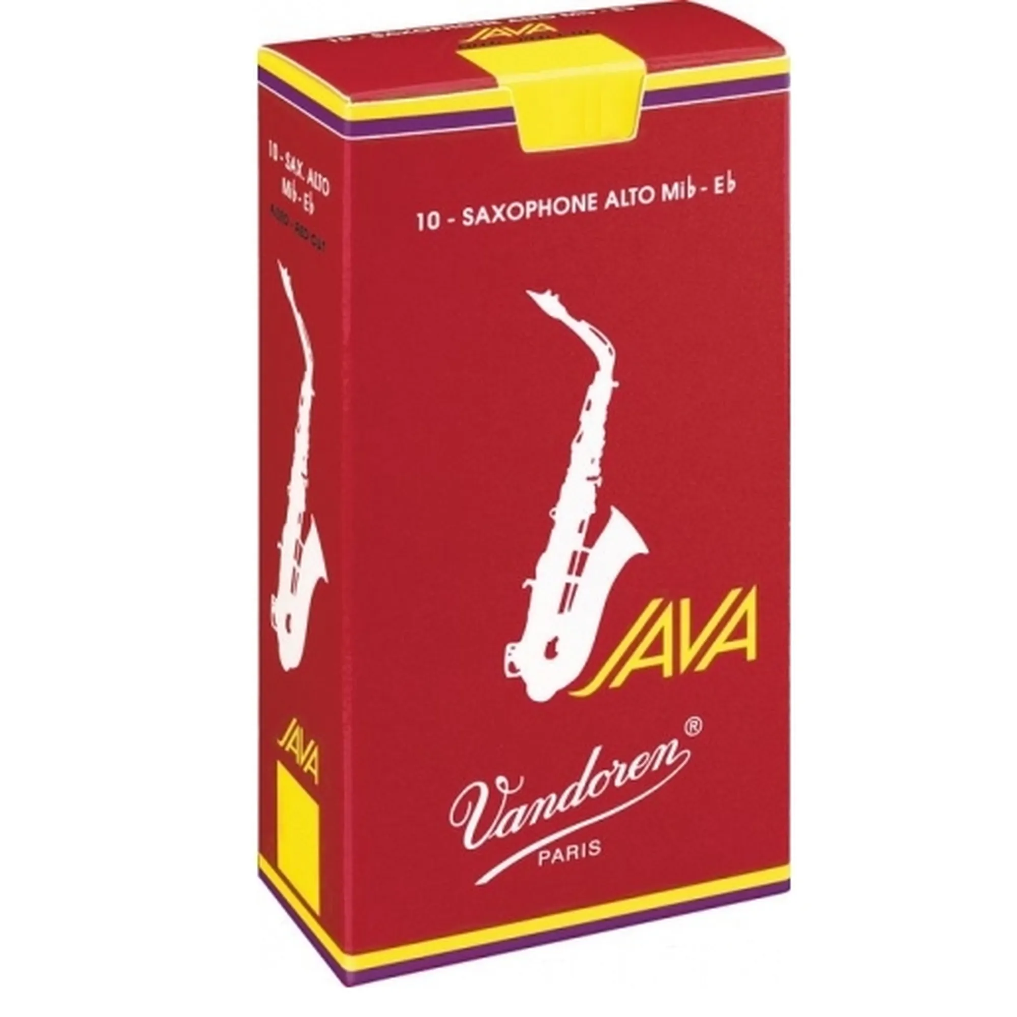 Vorderes Coverbild Vandoren Java filed RED, Stärke 2,5