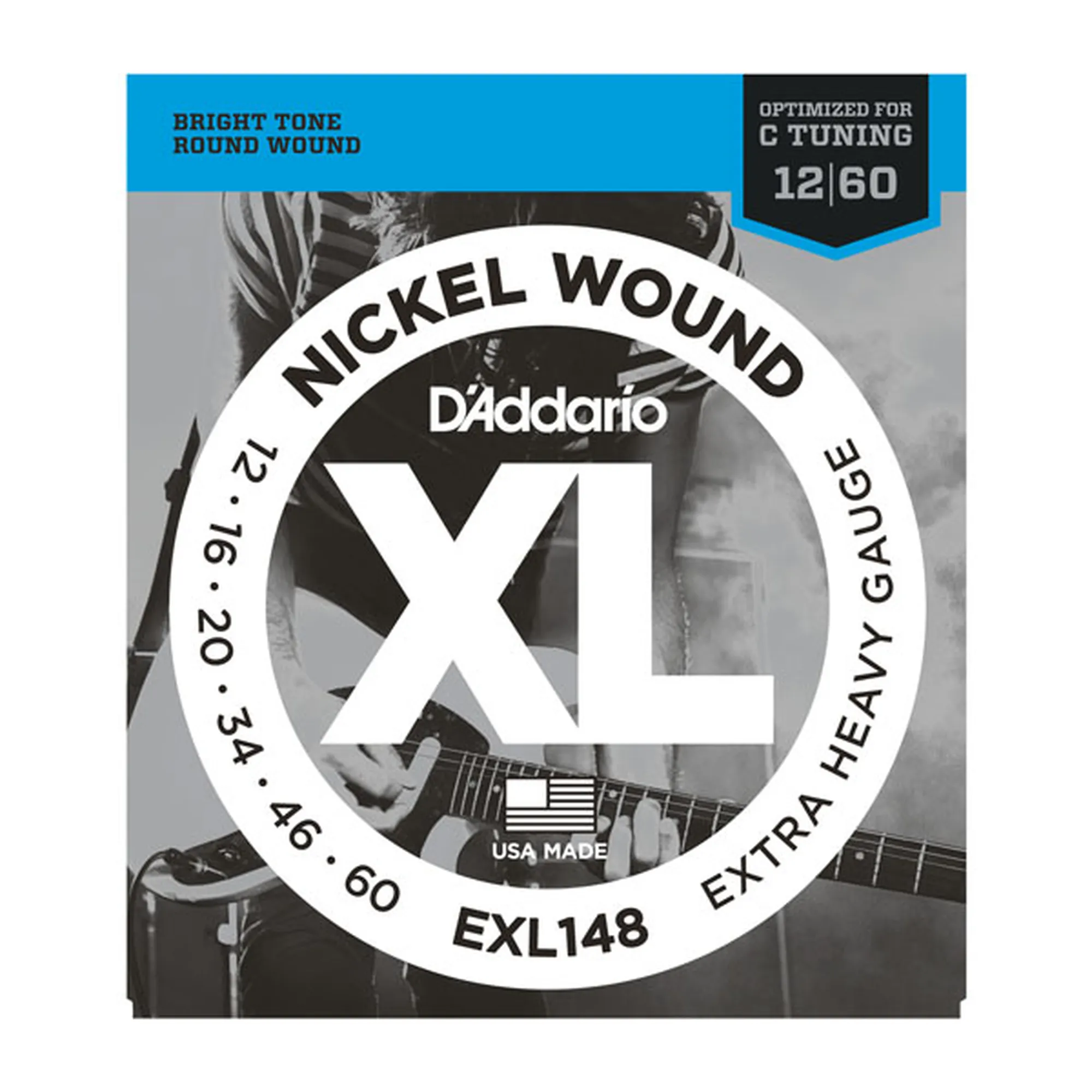 Vorderes Coverbild D´Addario EXL148 Extra Heavy