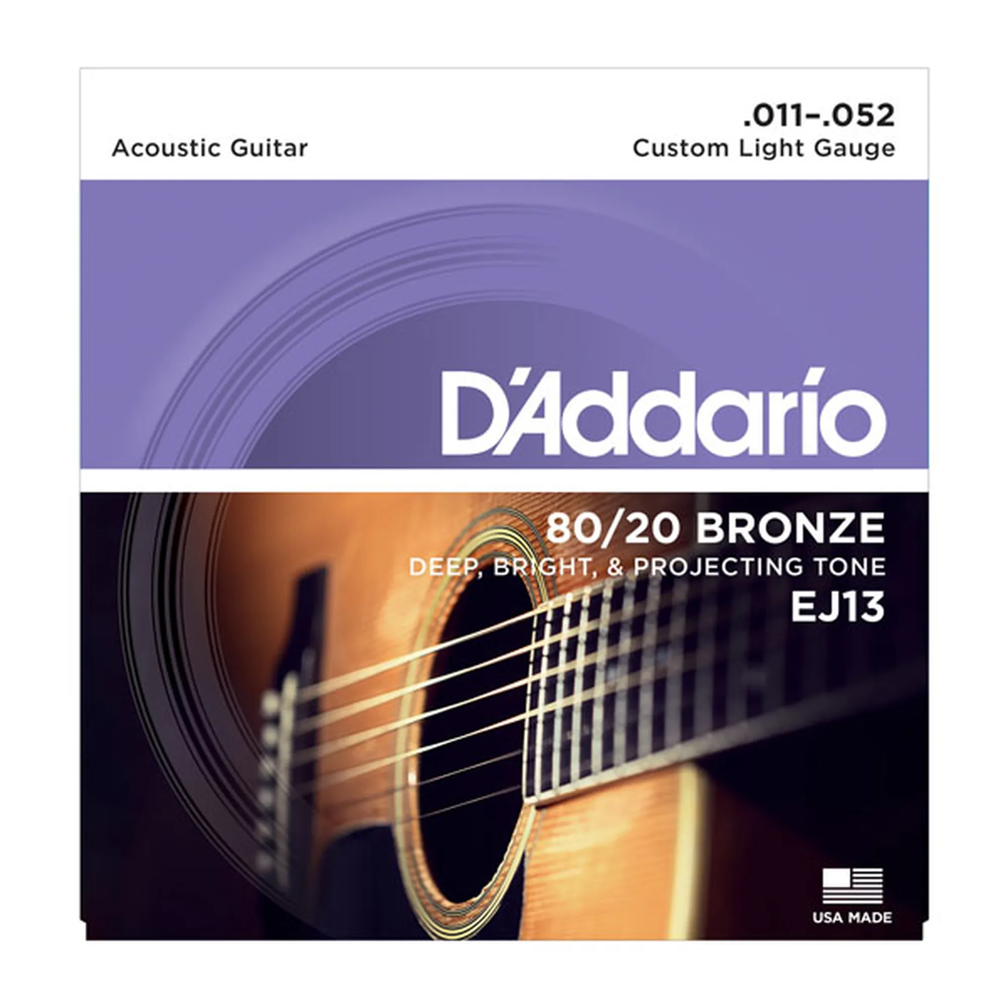 Vorderes Coverbild D´Addario EJ13 80/20 Bronze Custom Light