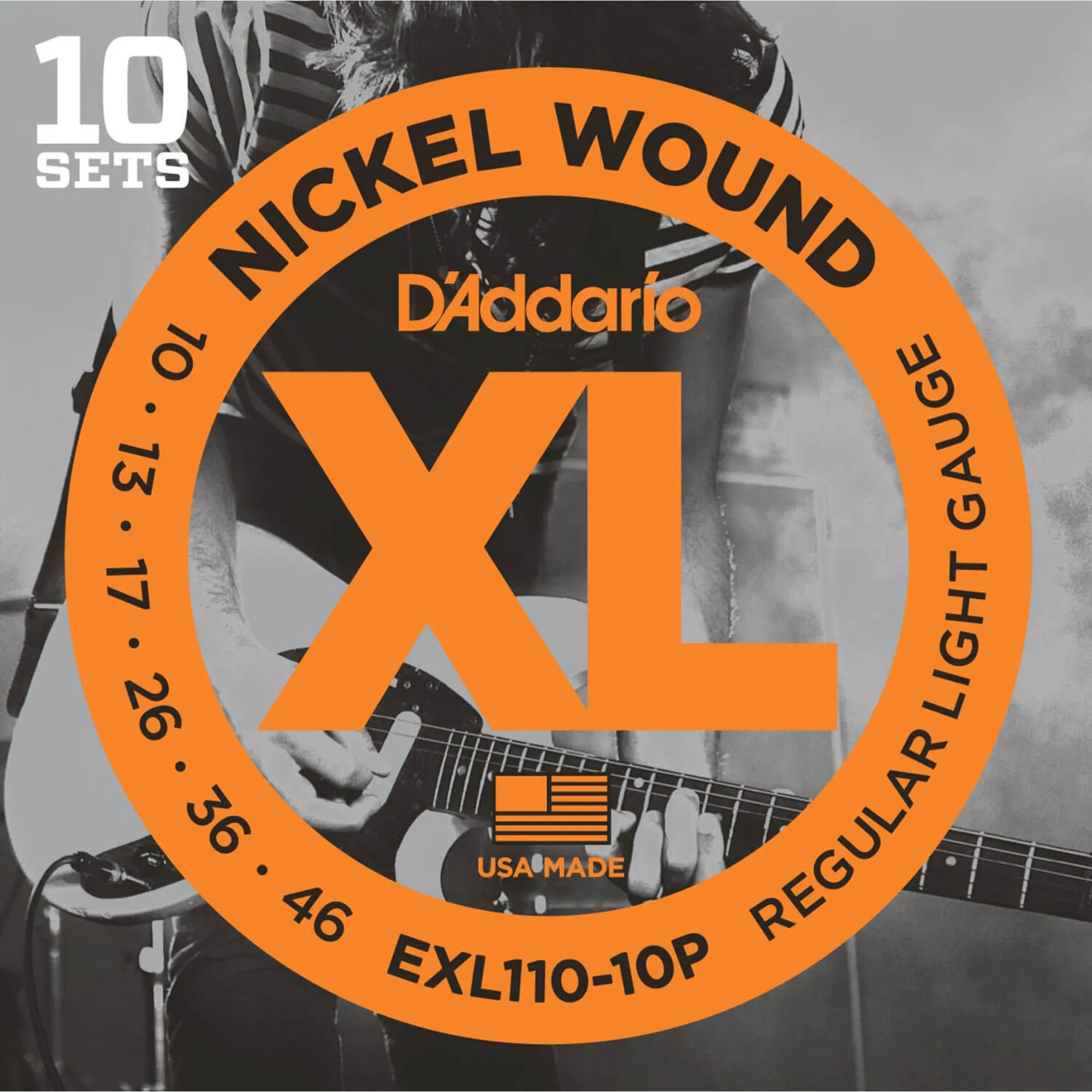 Vorderes Coverbild D´Addario EXL110-10P Regular Light