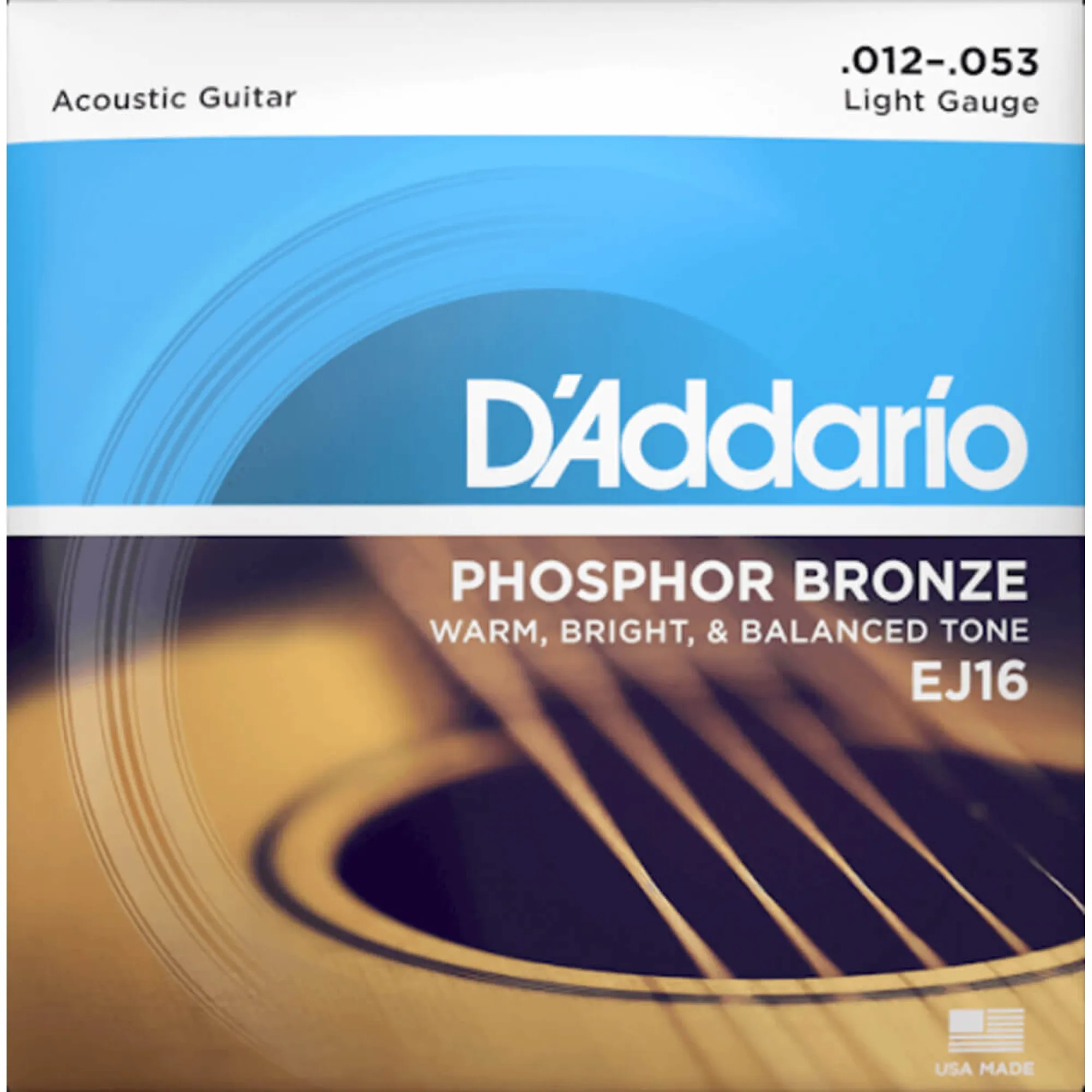 Vorderes Coverbild D´Addario EJ16-10P Phosphor Bronze Light