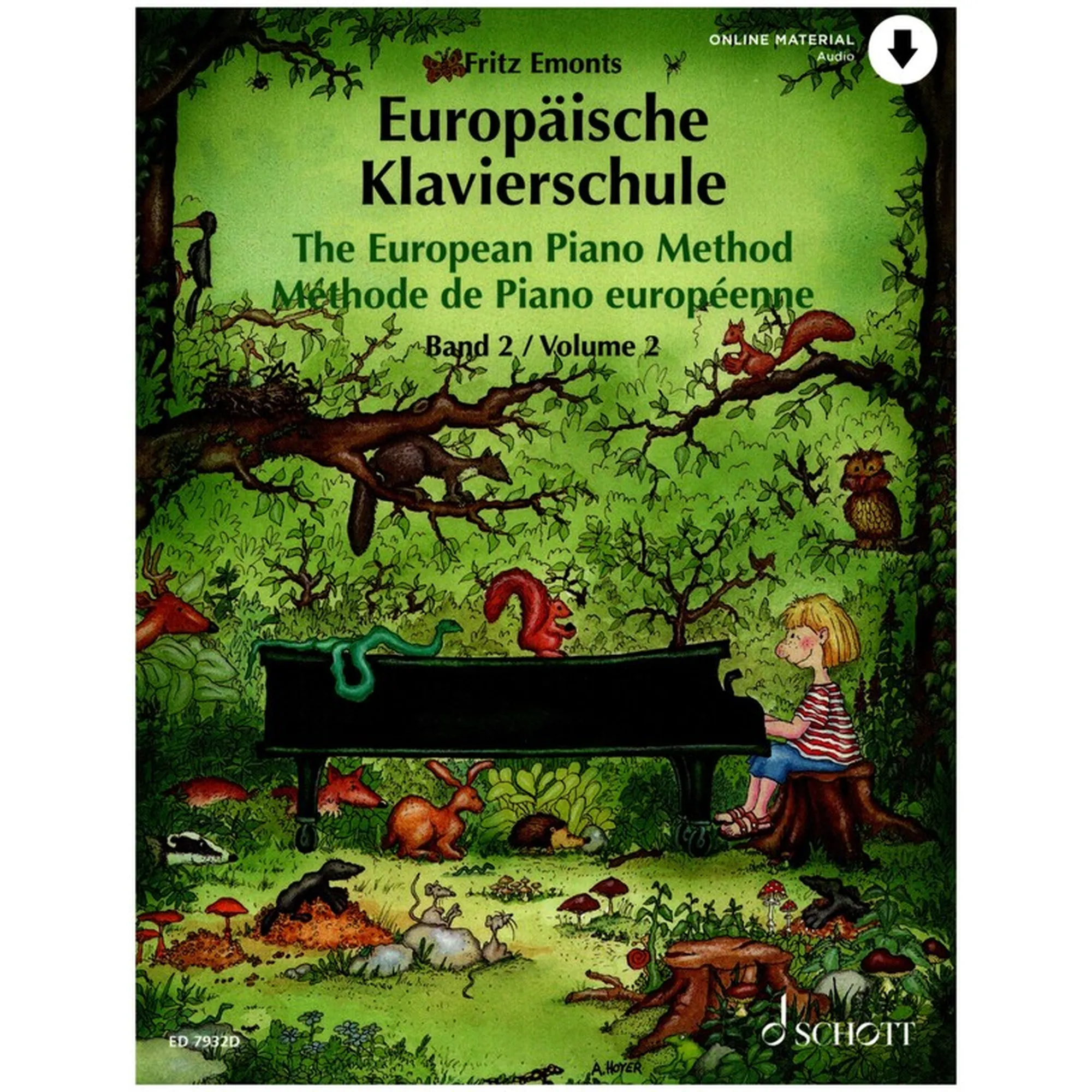 Vorderes Coverbild Europäische Klavierschule 2