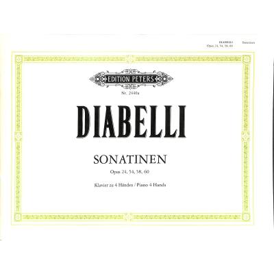 Vorderes Coverbild Sonatinen op.24, op.54, op.58 & op.60