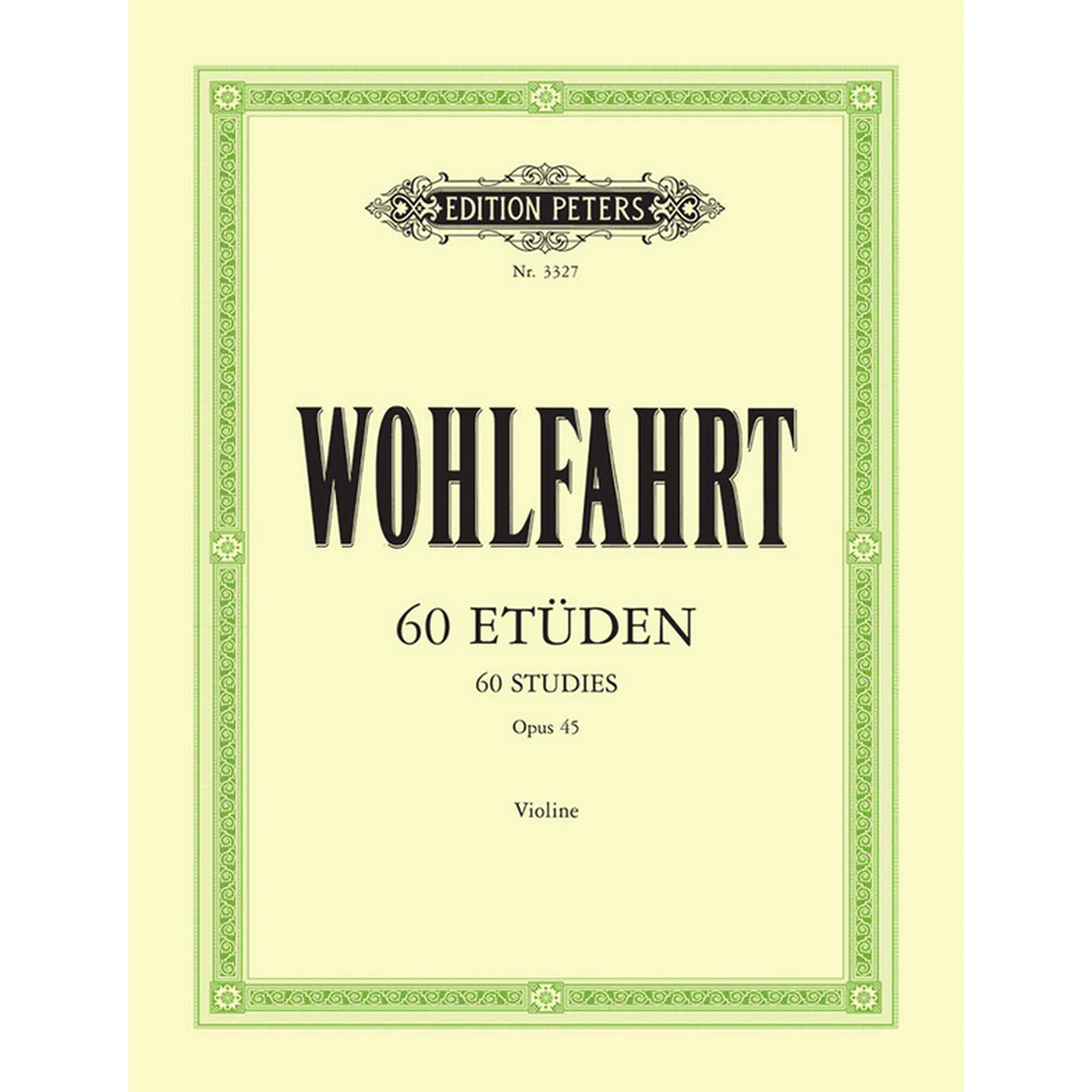 Vorderes Coverbild 60 Etüden op.45