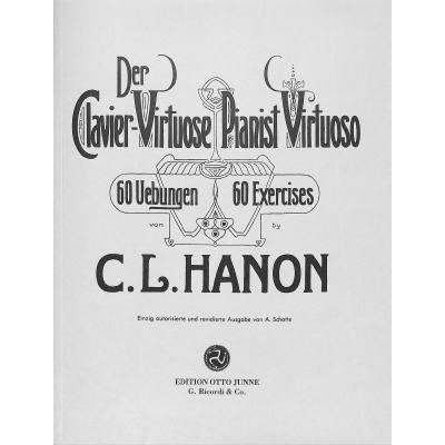 Vorderes Coverbild HANON Der Klaviervirtuose