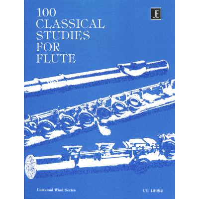 Vorderes Coverbild 100 Classical Studies for flute