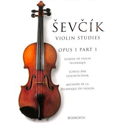 Vorderes Coverbild Schule der Violintechnik op1/1