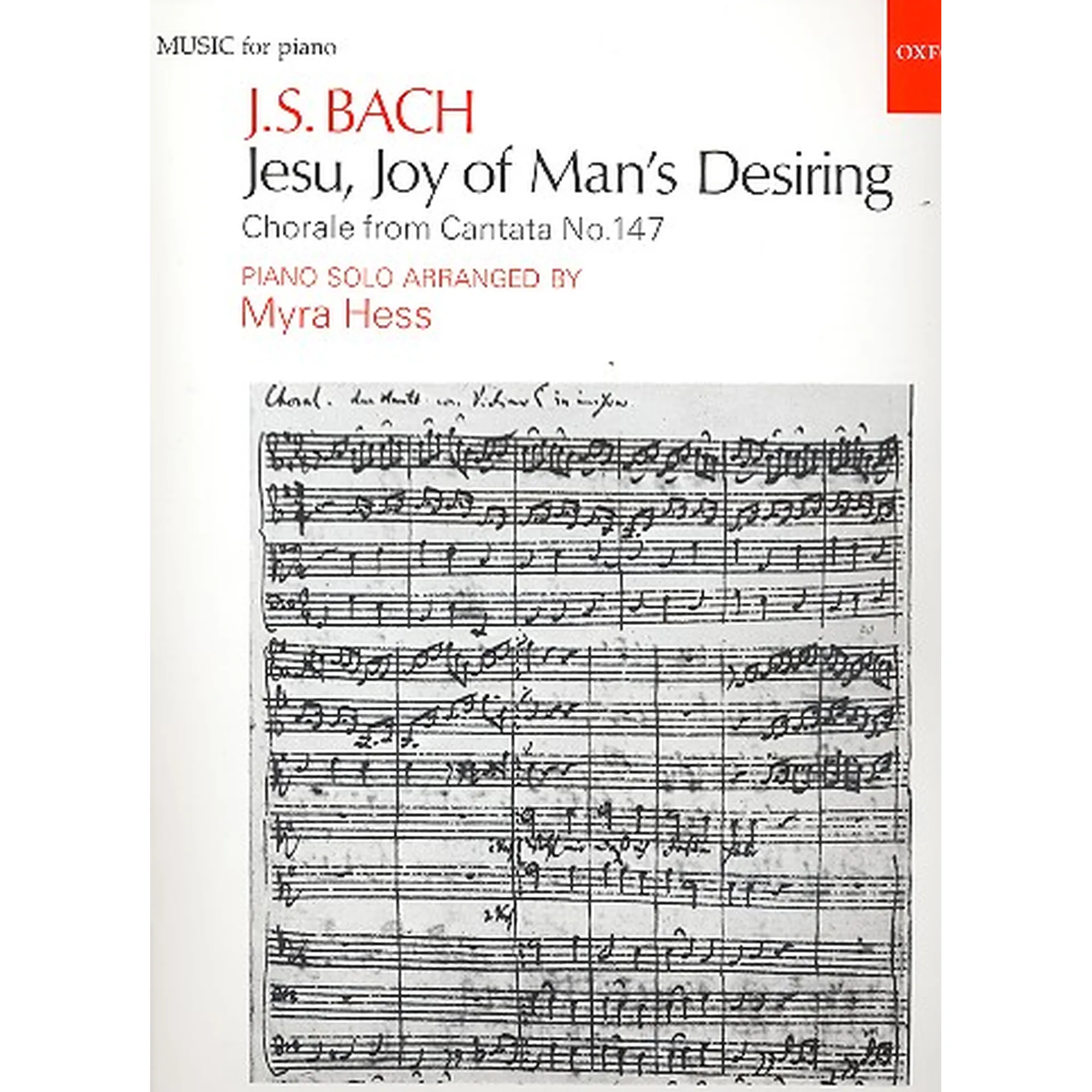 Vorderes Coverbild Jesu bleibet meine Freude (Kantate BWV 147)