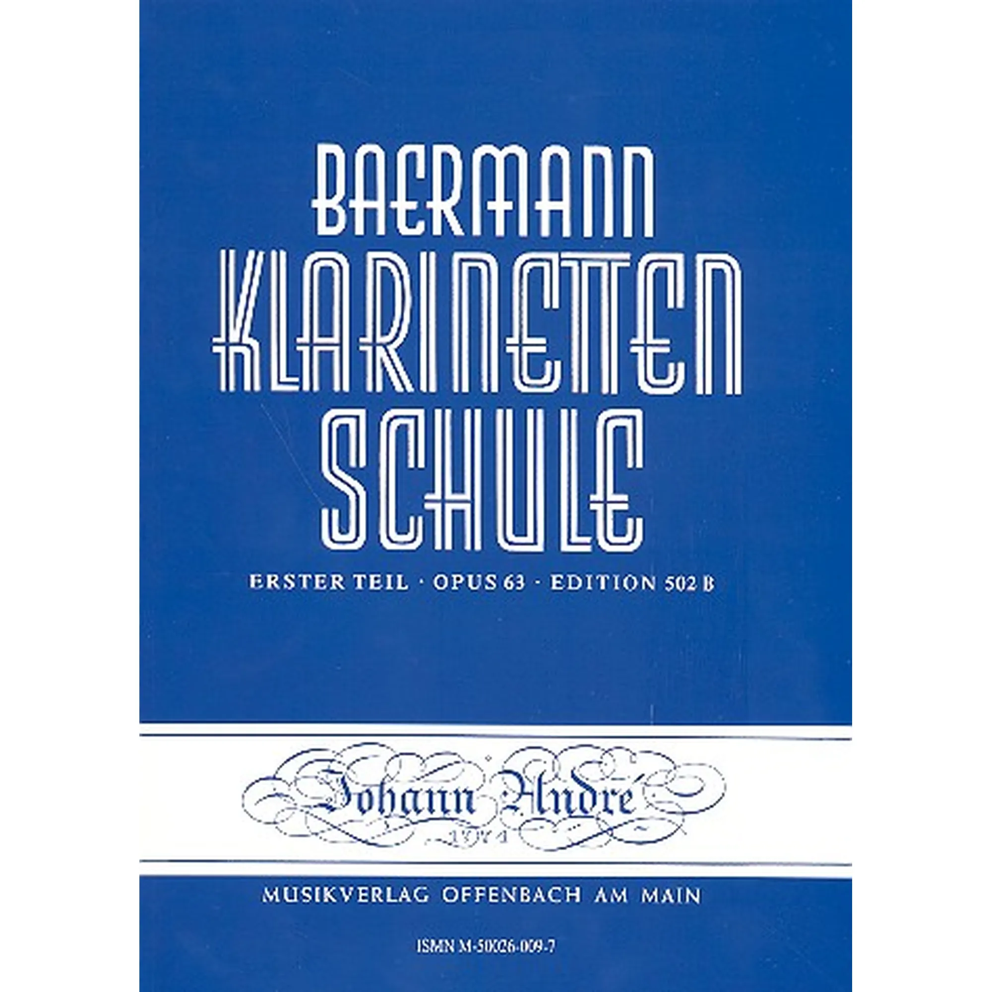Vorderes Coverbild Klarinettenschule 1