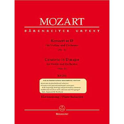 Vorderes Coverbild Konzert 2 D-Dur KV 211