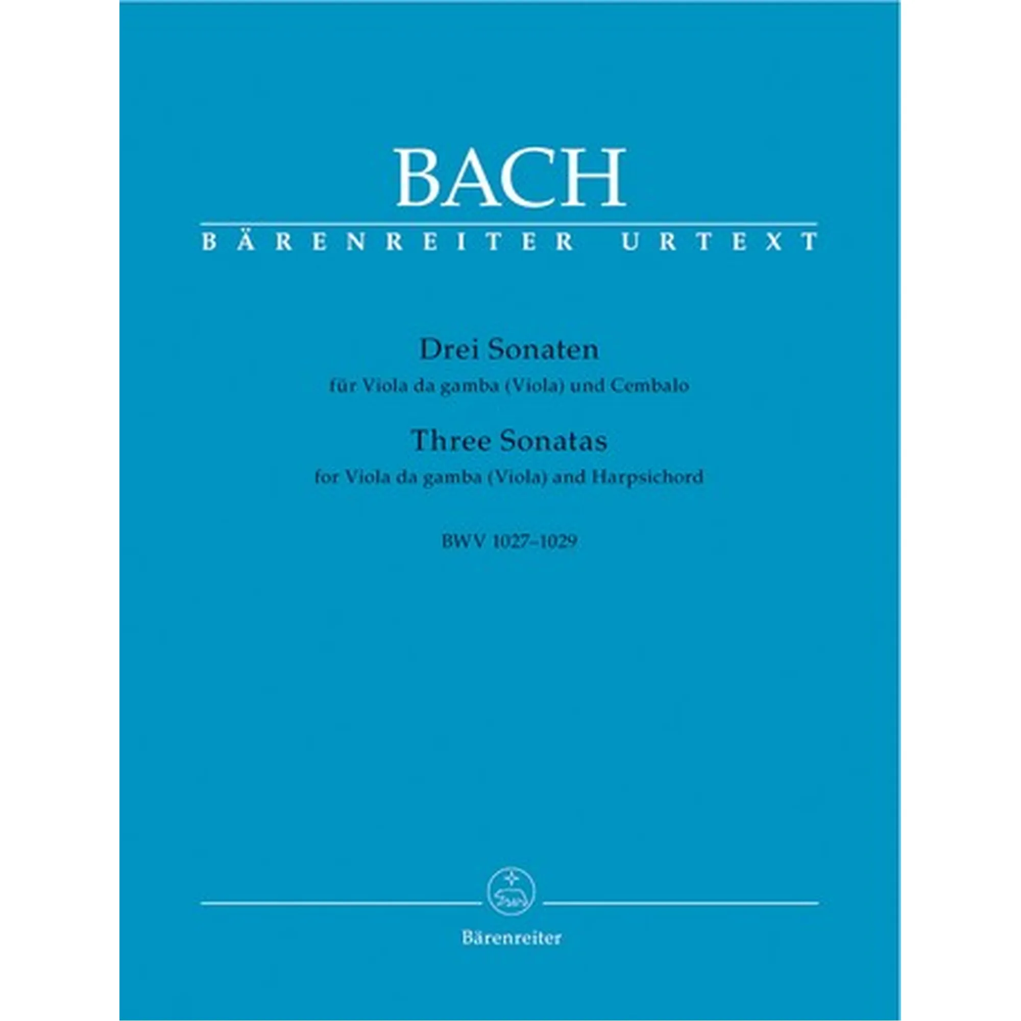 Vorderes Coverbild Bach 3 Sonaten