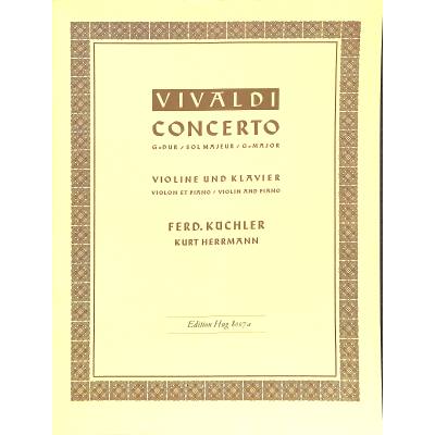 Vorderes Coverbild Concerto G-DUR OP 3/3