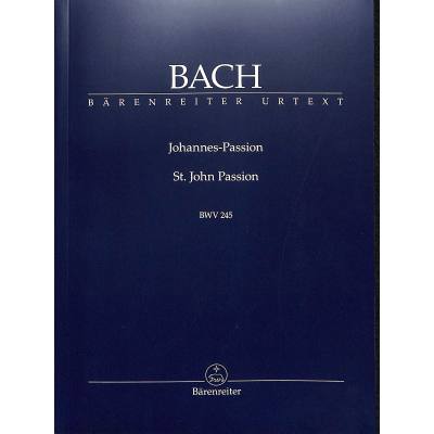 Vorderes Coverbild Johannes Passion BWV 245