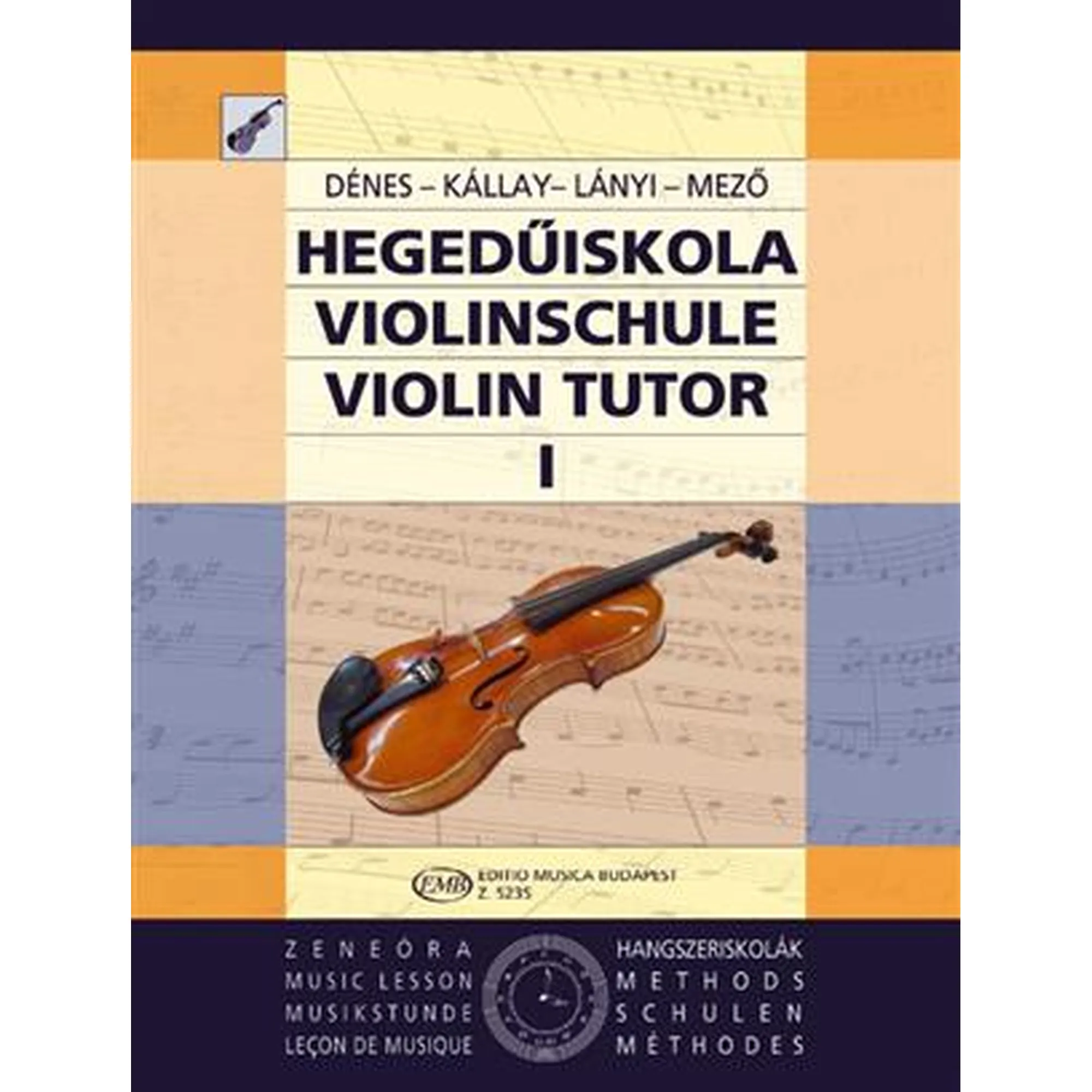 Vorderes Coverbild Hegedü 1 Violinschule