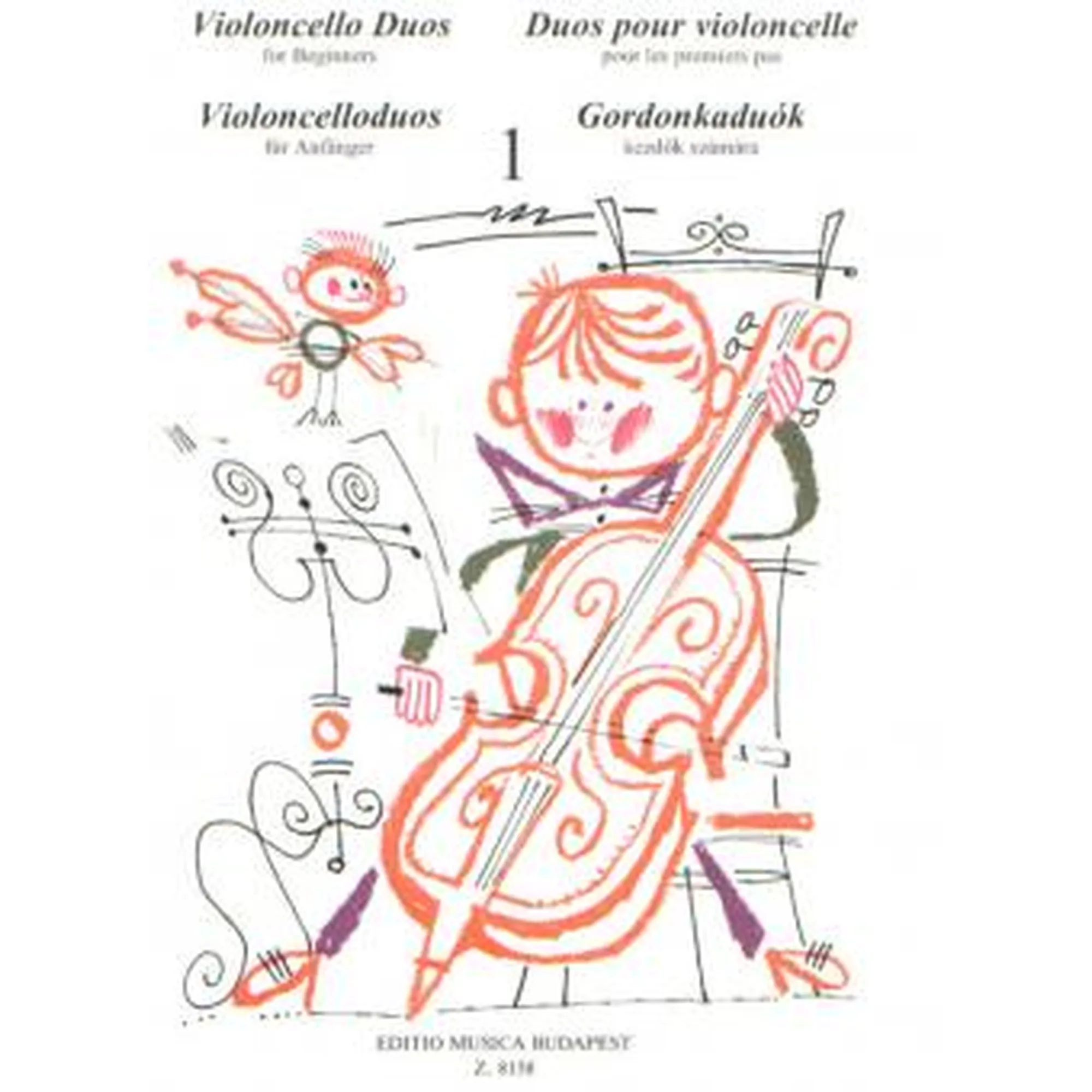 Vorderes Coverbild Violoncelloduos für Anfänger