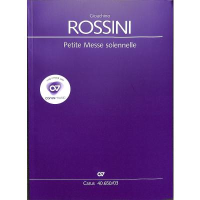 Vorderes Coverbild Petite Messe solennelle