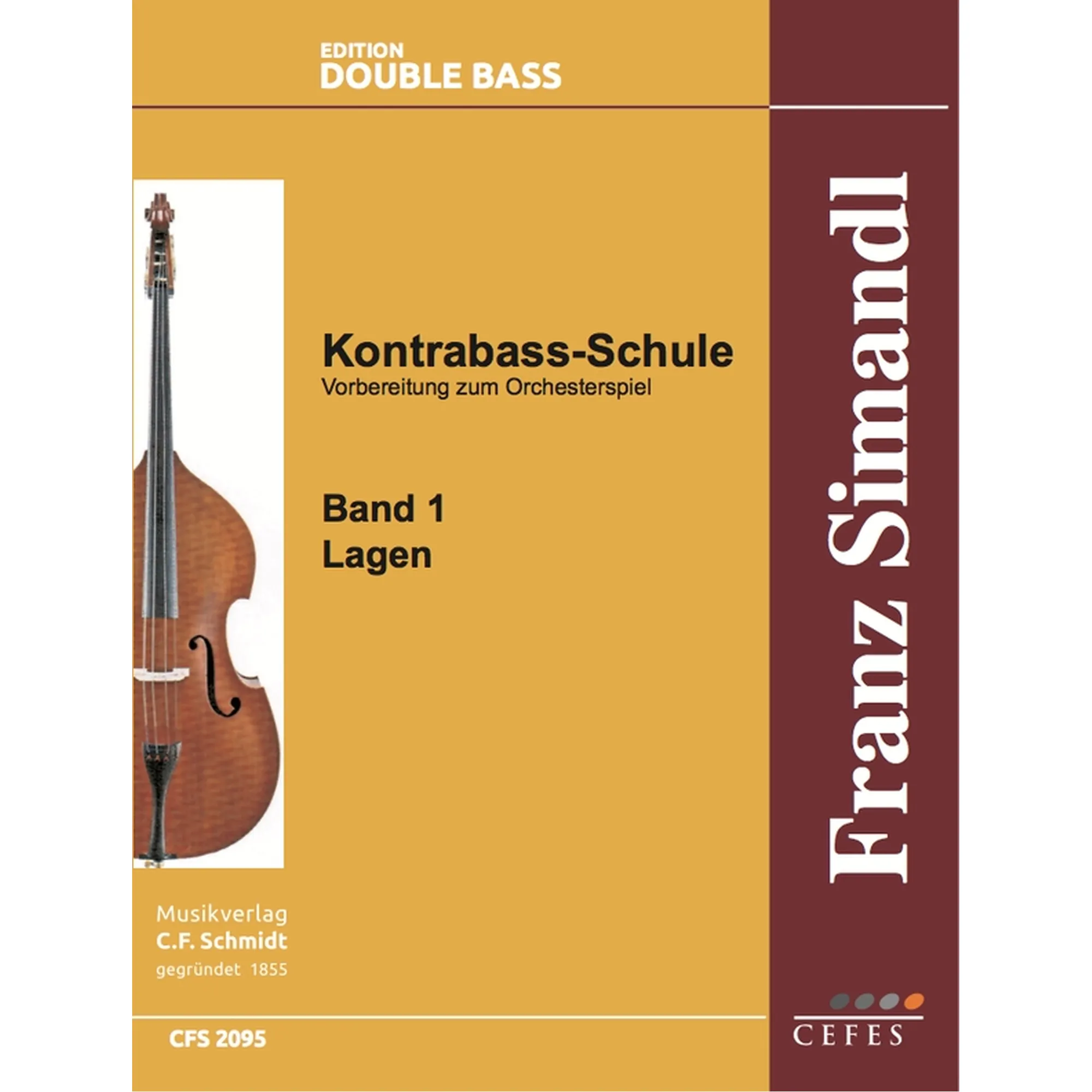 Vorderes Coverbild Kontrabaß-Schule 1