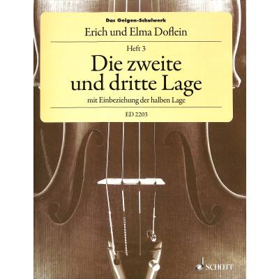 Vorderes Coverbild Das Geigenschulwerk 3 - Die 2. und 3. Lage