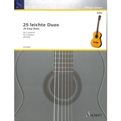 Vorderes Coverbild 25 leichte Gitarren Duette