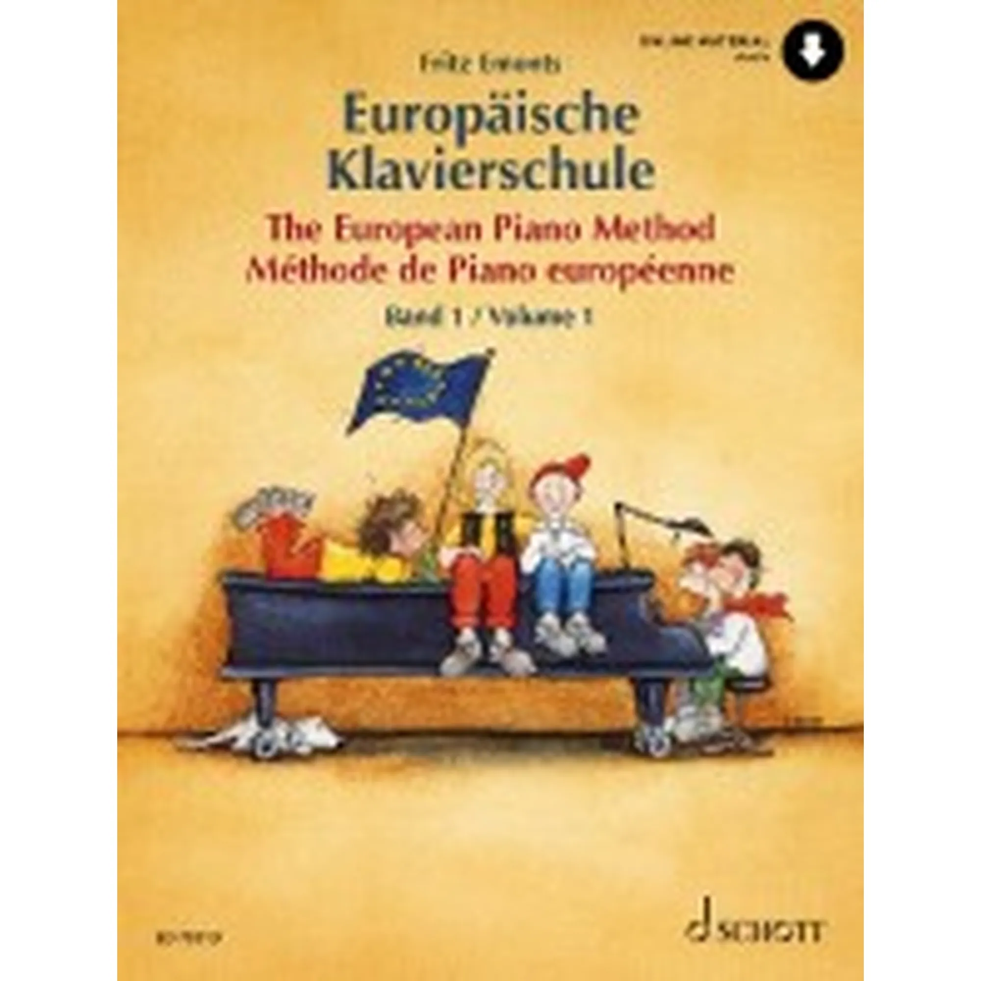 Vorderes Coverbild Europäische Klavierschule 1