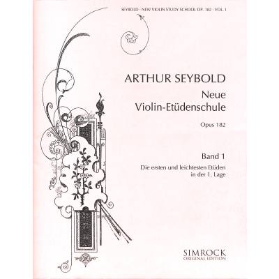 Vorderes Coverbild Neue Violin-Etüdenschule 1 OP 182