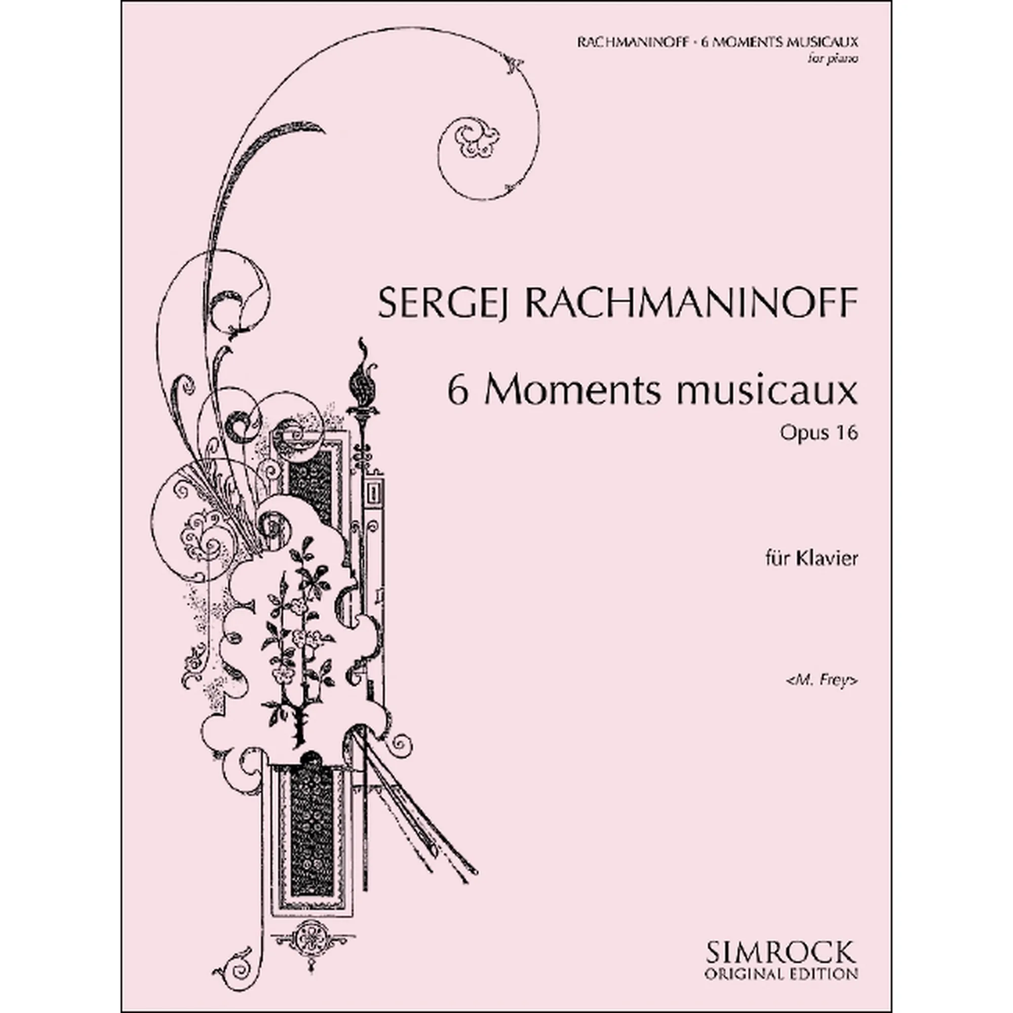 Vorderes Coverbild 6 Moments Musicaux op. 16