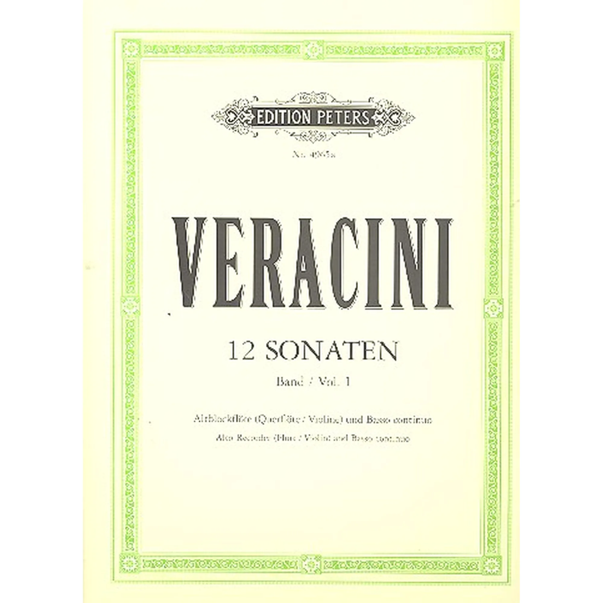 Vorderes Coverbild 12 Sonaten Band 1 (Nr. 1-3)