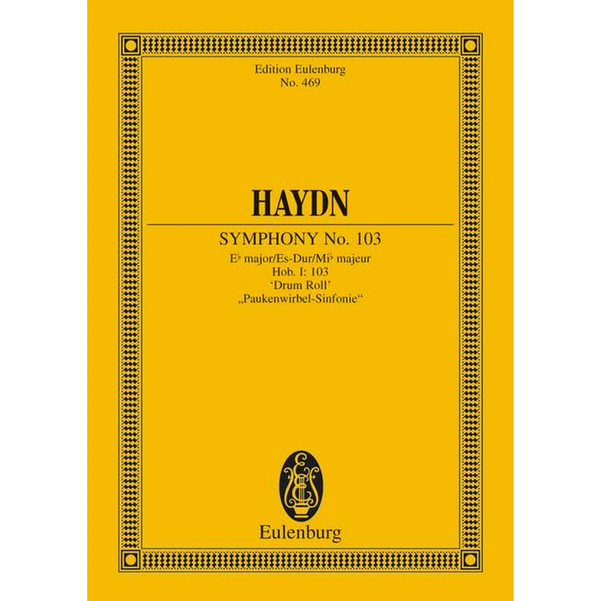 Anderes Coverbild Sinfonie 103 Es-Dur HOB 1/103 (Paukenwirbel)