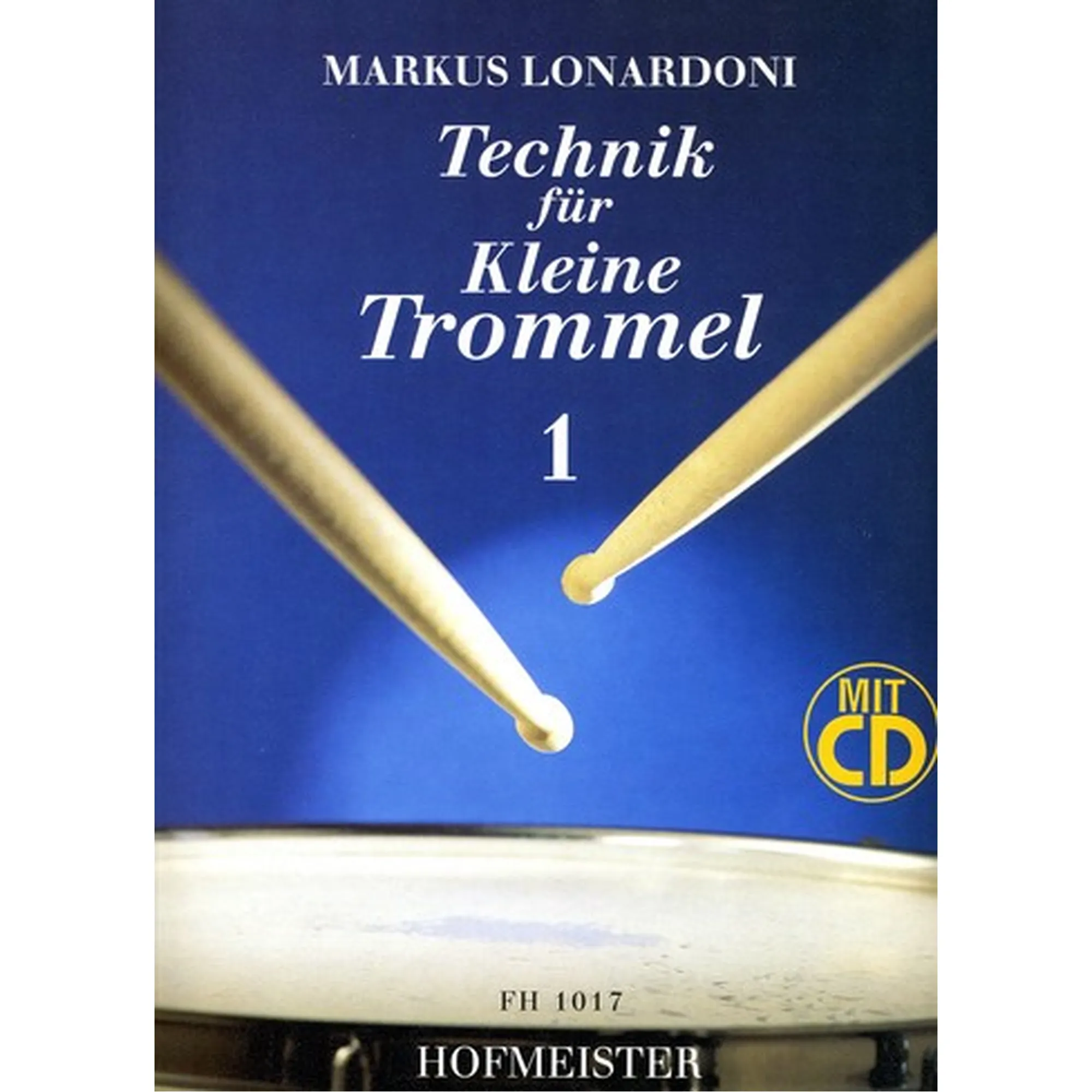 Vorderes Coverbild Technik für kleine Trommel 1