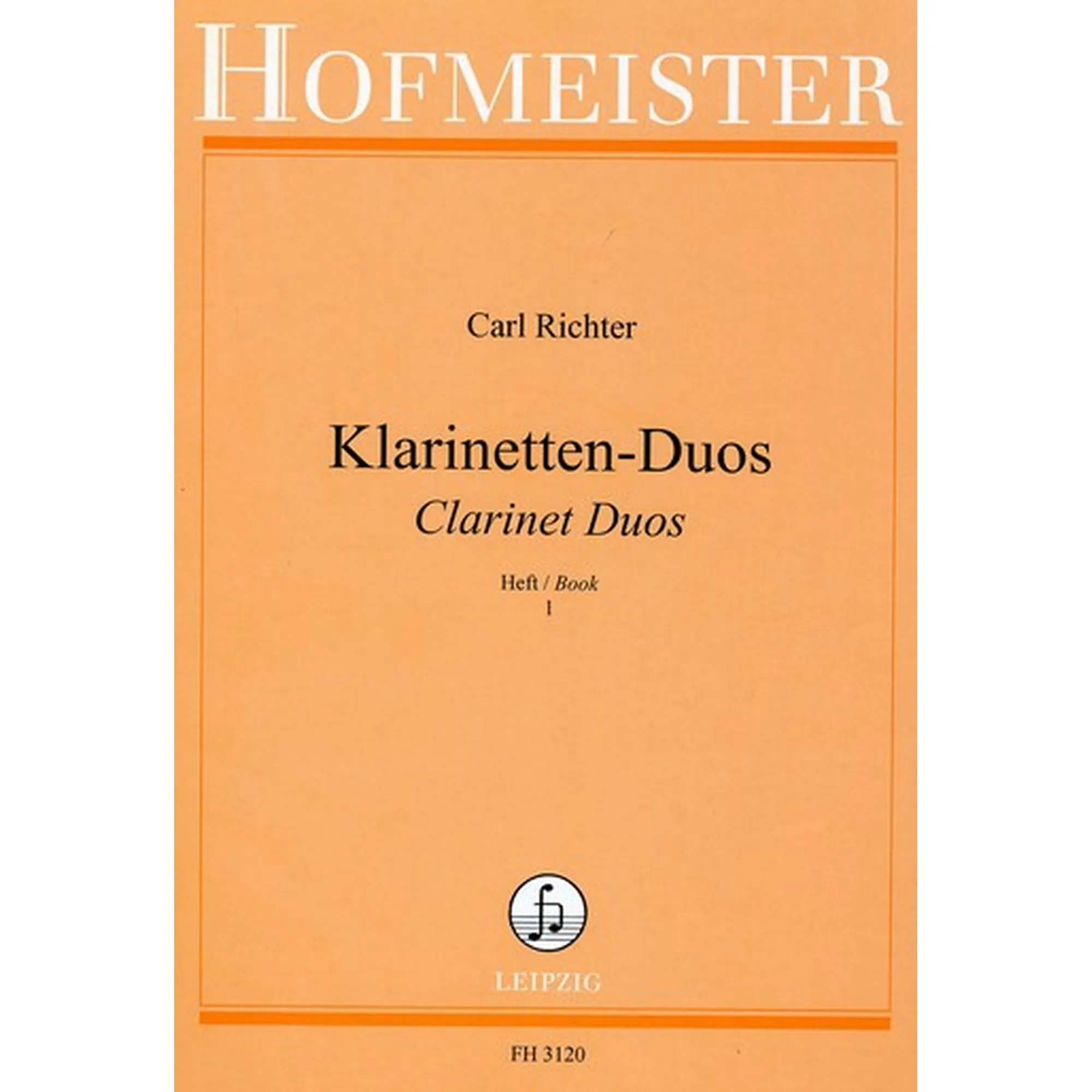 Vorderes Coverbild Klarinetten-Duos 1