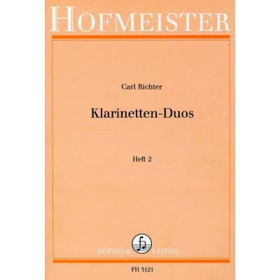 Vorderes Coverbild Klarinetten-Duos 2