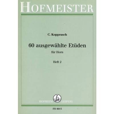 Vorderes Coverbild 60 ausgewählte Etüden 2