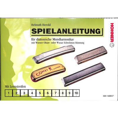 Vorderes Coverbild Spielanleitung für diatonische Mundharmonika