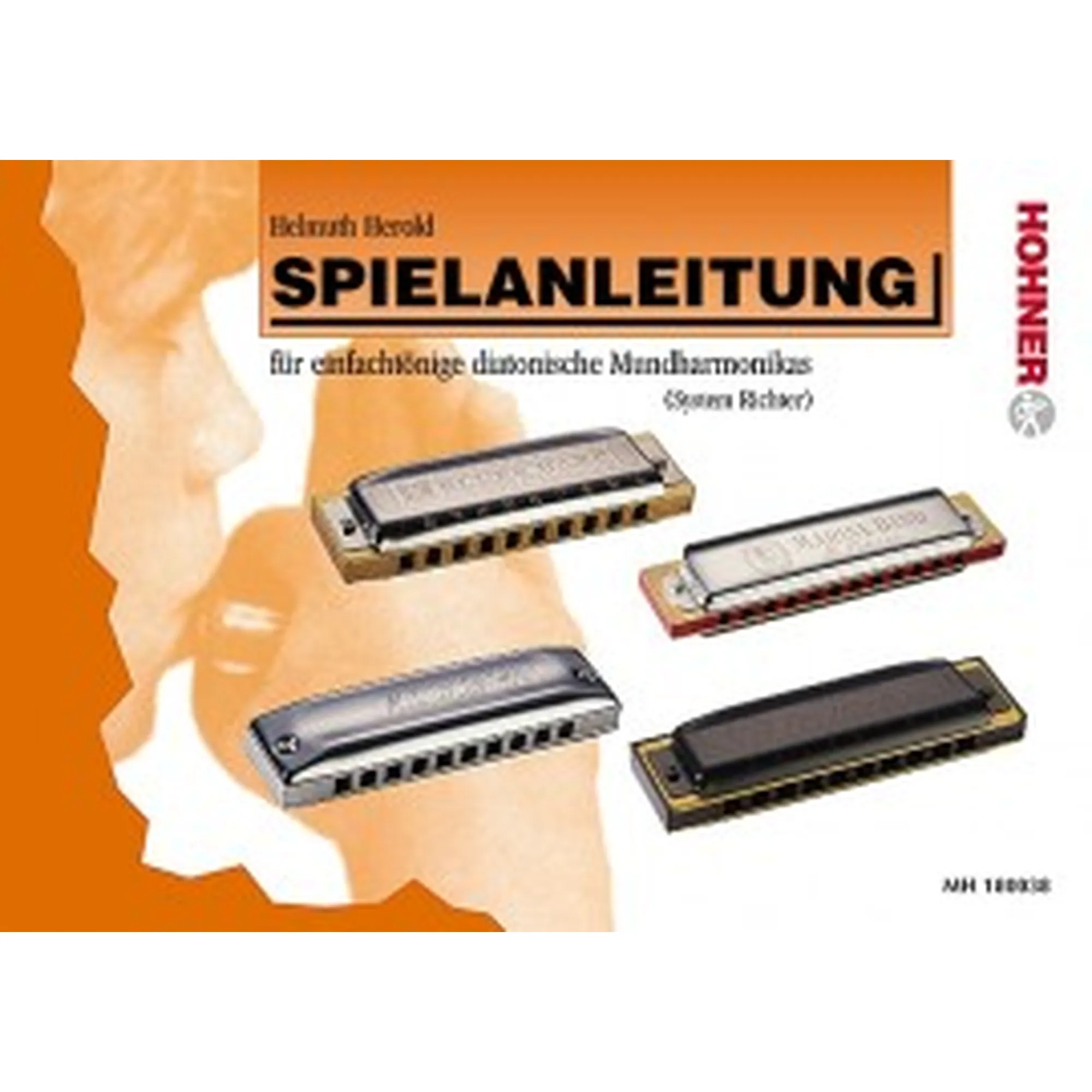 Vorderes Coverbild Spielanleitung für einfachtönige diatonische Mundharmonikas