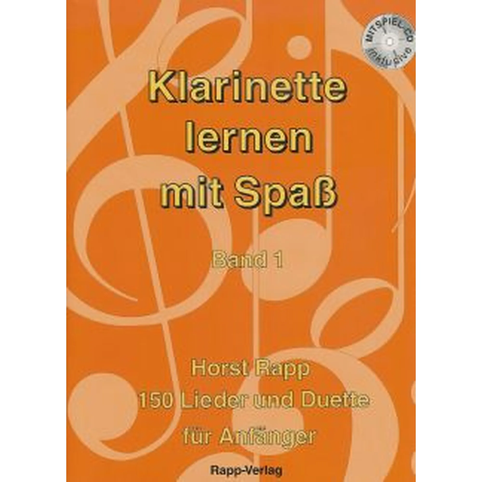 Vorderes Coverbild Klarinette lernen mit Spaß 1