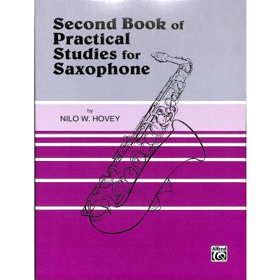 Vorderes Coverbild Second Book of practical Studies for Saxophone