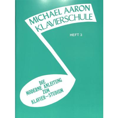 Vorderes Coverbild Klavierschule Band 3 (grün)